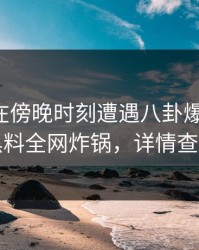 圈内人在傍晚时刻遭遇八卦爆红网络，黑料全网炸锅，详情查看