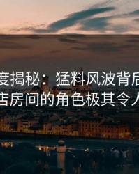 黑料深度揭秘：猛料风波背后，明星在酒店房间的角色极其令人意外